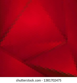 red geometric background - eps10 vector