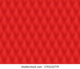 Fondo geométrico rojo en estilo origami con gradiente. Ilustración de rectángulos poligonales vectoriales rojos. Fondo de mosaico de rhombus abstracto brillante para diseño, impresión, web. Vector sin foco.