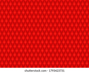 Fondo geométrico rojo en estilo origami con gradiente. Ilustración de rectángulos poligonales vectoriales rojos. Fondo de mosaico de rhombus abstracto brillante para diseño, impresión, web. Vector sin foco.