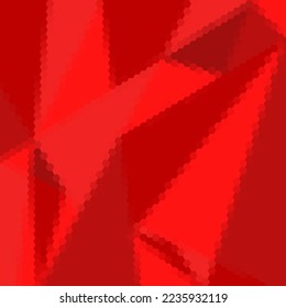 Red geometric background. polygonal style. Sample. Layout. Hexagons.