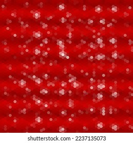 Red geometric background. polygonal style. Sample. Layout. Hexagons.