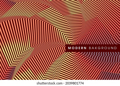 red geometric background, vector illustration and art.