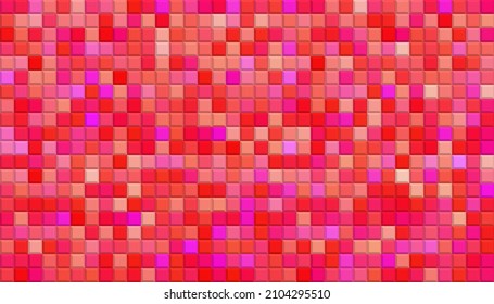 Red geometric background. Vector illustration. 