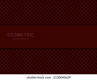 Red geometric background. Vector illustration. 