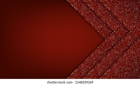 Red geometric background. Vector illustration.