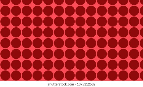 Red Geometric Circle Pattern Background Design