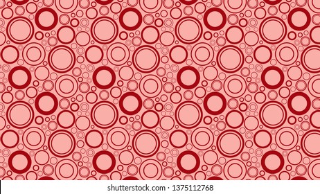 Red Geometric Circle Pattern Image