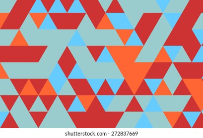 red geometric design pattern vector background template.