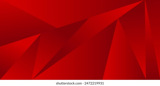 red geometric modern background vector art