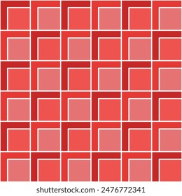 Fondo de patrón de mosaico geométrico rojo. Fondo de patrón geométrico. Fondo geométrico. Patrón geométrico para el telón de fondo, decoración, envoltura de regalo.