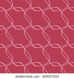 Ornamento geométrico vermelho. Padrão contínuo para web, têxteis e papéis de parede
