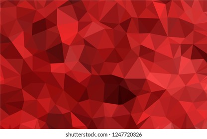 Red Geometric Pattern 