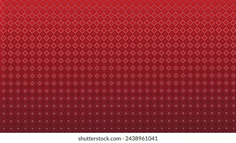 Red geometric pattern background vector image for backdrop or fashion style