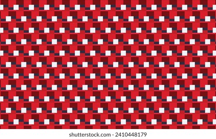 Red geometric pattern design. Merging precision with a bold color palette, brings a sense of energy and modern sophistication to your creative projects.