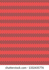red geometric pattern. editable vector and background.