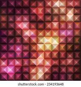 Red Geometric Pattern, vector eps10 illustration