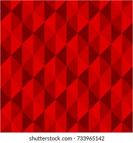 Red geometric polygonal background