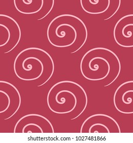 Red geometric print. Seamless pattern for web, textile and wallpapers