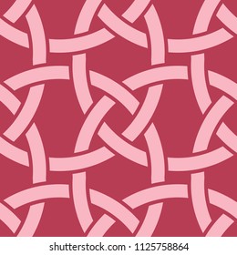 Red geometric print. Seamless pattern for web, textile and wallpapers