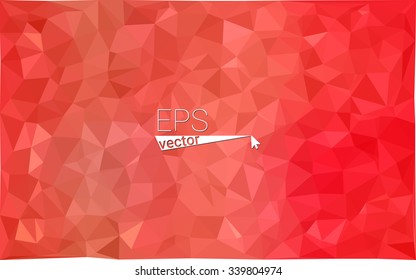Red geometric rumpled triangular low poly origami style gradient illustration graphic background. Vector polygonal design for your business. Red geometric rumpled triangular low poly origami style gradient illustration graphic background. Vector polygonal design for your business.