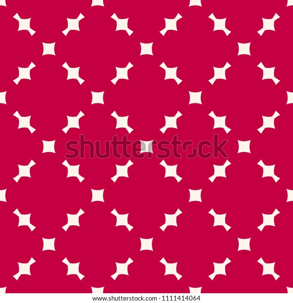 Red Geometric Seamless Pattern Elegant Texture Stock Vector (Royalty ...