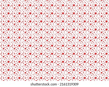 rotes, geometrisches, nahtloses Muster auf weißem Hintergrund