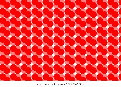 Red geometric shape pattern, abstract background. Elegant and luxury geometric style 3D vector illustration