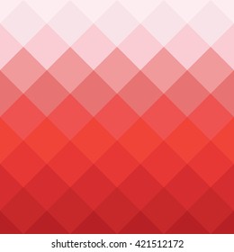 Red Geometric Square Background in Vector