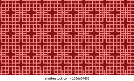Red Geometric Square Pattern Background