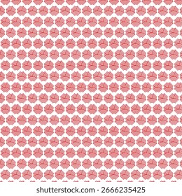 Red Geometric Starburst Pattern on White Background abstract