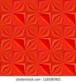 Red geometric striped mosaic pattern background - repeating illustration