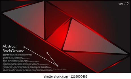 Red geometric texture. Abstract background vector can be used in cover design, book design, website background, banner, poster, advertising.