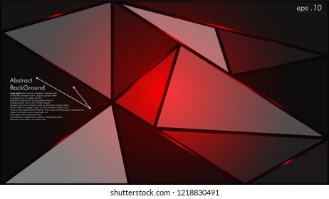 Red geometric texture. Abstract background vector can be used in cover design, book design, website background, banner, poster, advertising.