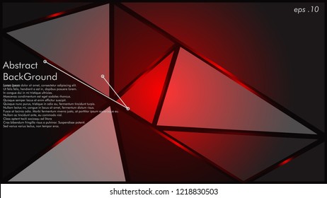 Red geometric texture. Abstract background vector can be used in cover design, book design, website background, banner, poster, advertising.