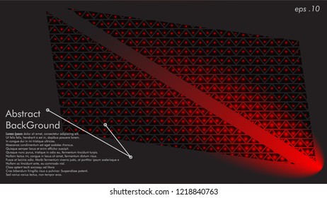 Red geometric texture. Abstract background vector can be used in cover design, book design, website background, banner, poster, advertising.