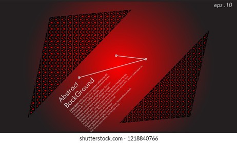 Red geometric texture. Abstract background vector can be used in cover design, book design, website background, banner, poster, advertising.