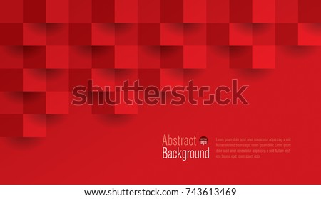 Red geometric texture. Abstract background vector can be used in cover design, book design, website background, banner, poster, advertising.