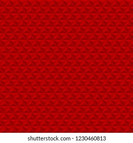 Red geometric texture. Christmas background