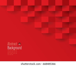 Red geometric texture. Vector background can be used in cover design, book design, website background, CD cover, advertising.