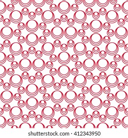 red geometry fashion pattern