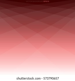 Red geometry triangle background with white space for text and message design, vector