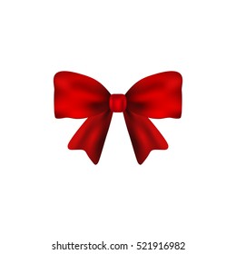 Red gift bow