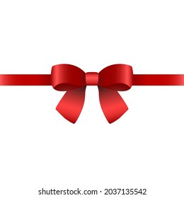 Un regalo rojo para las vacaciones. 