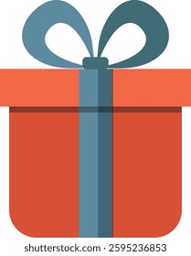 red gift box vector illustration