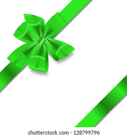 Red Gift Ribbon . Vector illustration