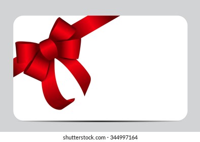 Red Gift Ribbon. Vector illustration EPS10
