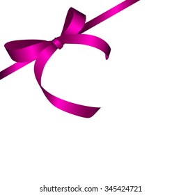 Red Gift Ribbon. Vector illustration EPS10