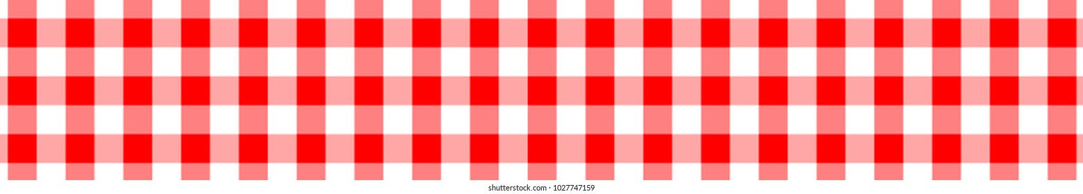 Red Gingham pattern. Texture from rhombus/squares for - plaid, tablecloths, clothes, shirts, dresses, paper, bedding, blankets, quilts and other textile products. Vector illustration.