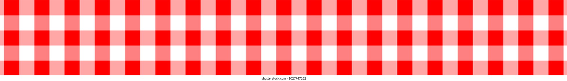 Red Gingham pattern. Texture from rhombus/squares for - plaid, tablecloths, clothes, shirts, dresses, paper, bedding, blankets, quilts and other textile products. Vector illustration.
