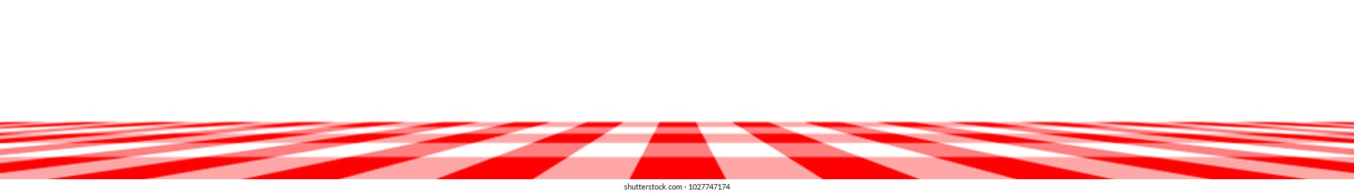 Red Gingham pattern. Texture from rhombus/squares for - plaid, tablecloths, clothes, shirts, dresses, paper, bedding, blankets, quilts and other textile products. Vector illustration.